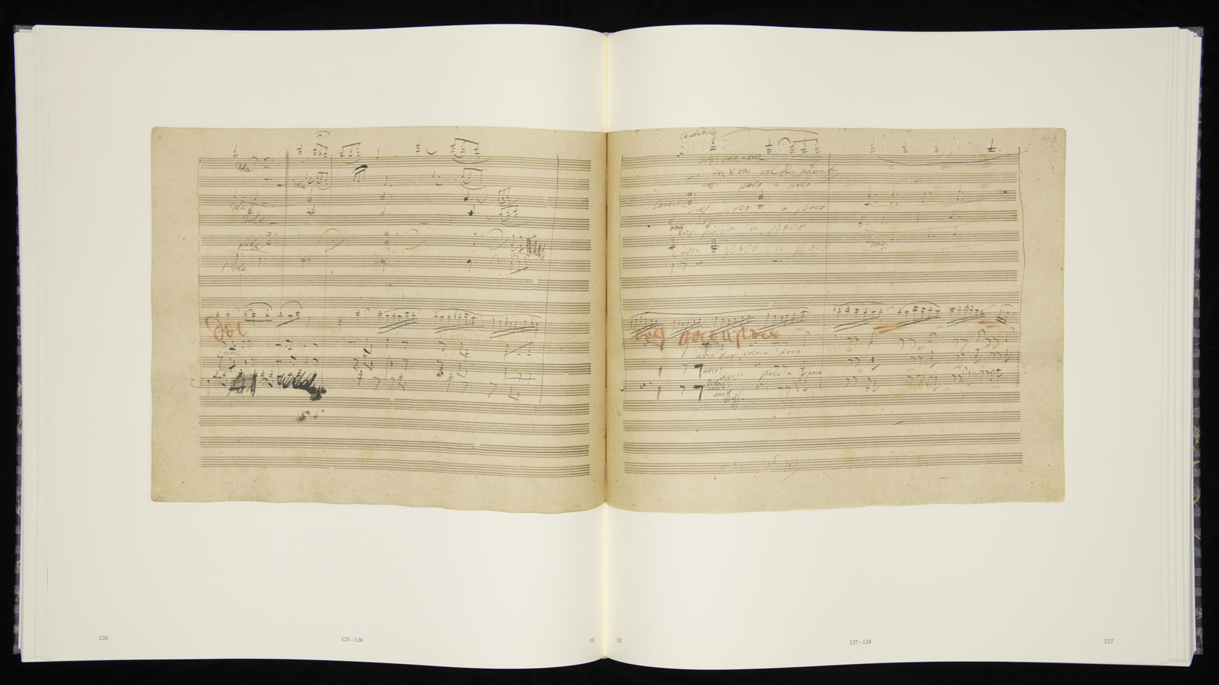 Sinfonie No. 9, Op. 125: Autograph