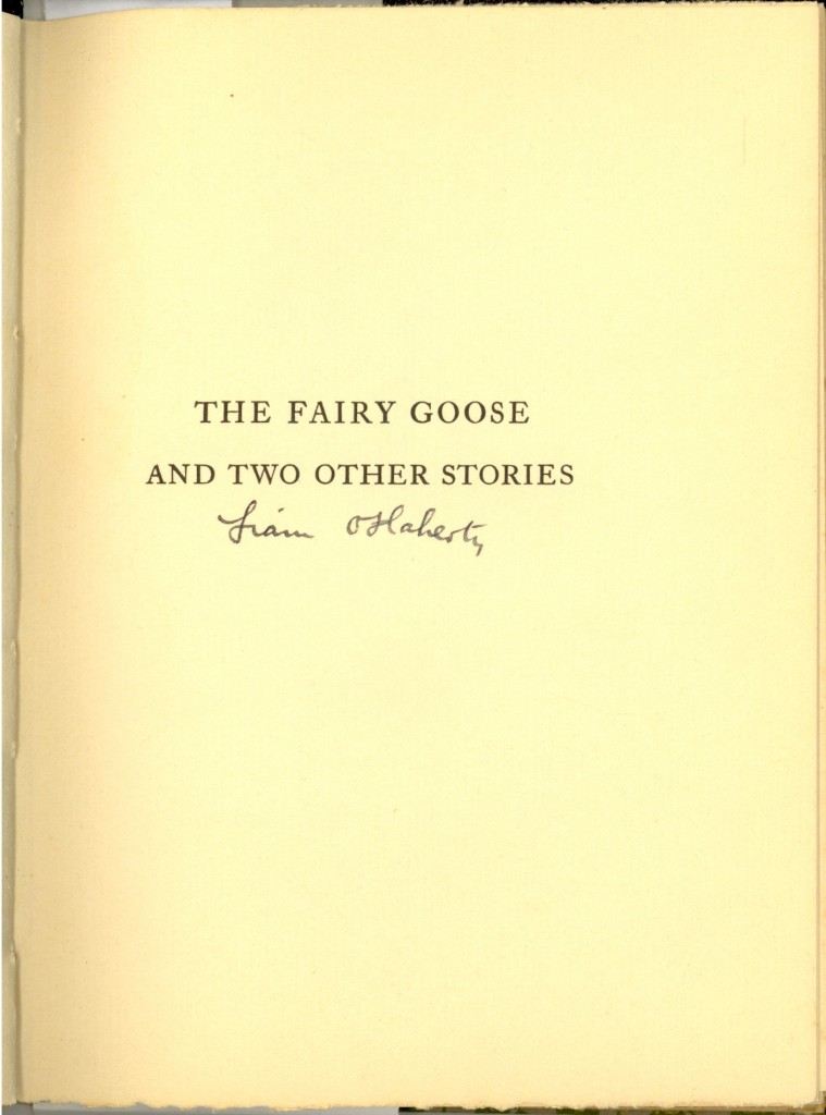Liam OFlaherty-Fairy Goose