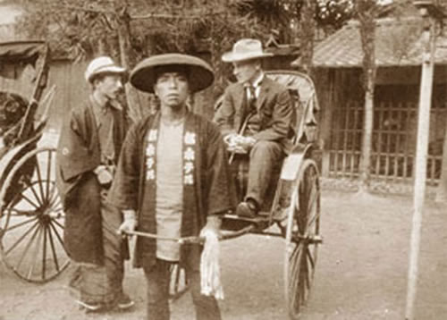F.W. Frost and Y. Okita (guide), Kyoto, Japan