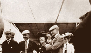 A group on the S.S. Manchuria. Miss Roosevelt, Col. Edwards, Nicholas Longworth, Miss McMillan, R.C. Anderson, H.F. Woods
