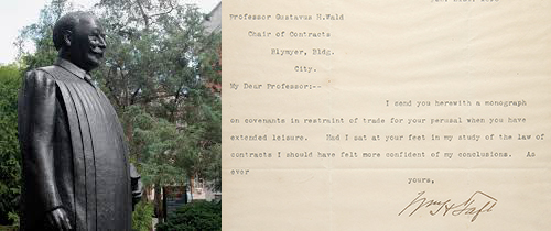 taft with letter
