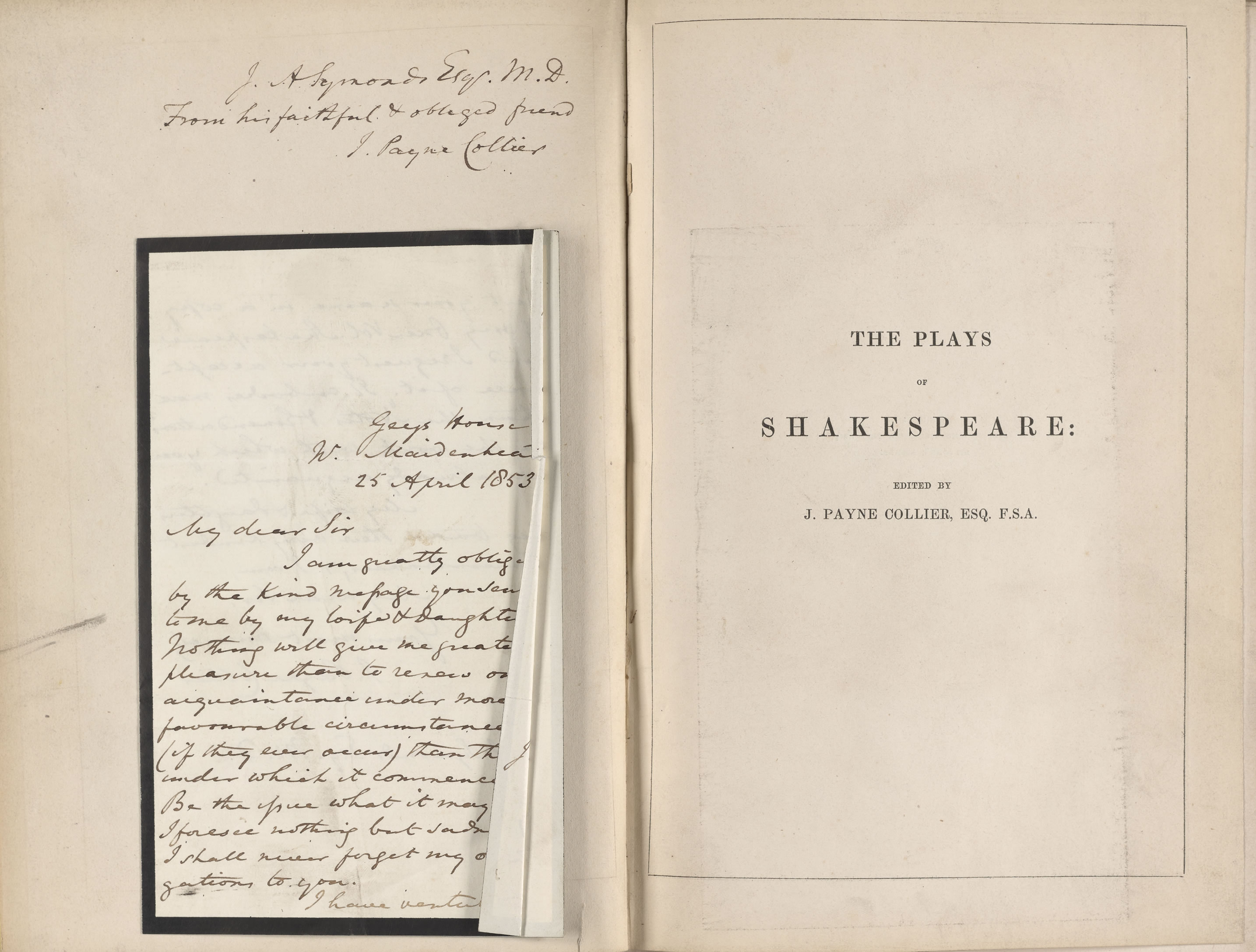 The Plays of Shakespeare: The Text Regulated by the Old Copies, and by the Recently Discovered Folio of 1632