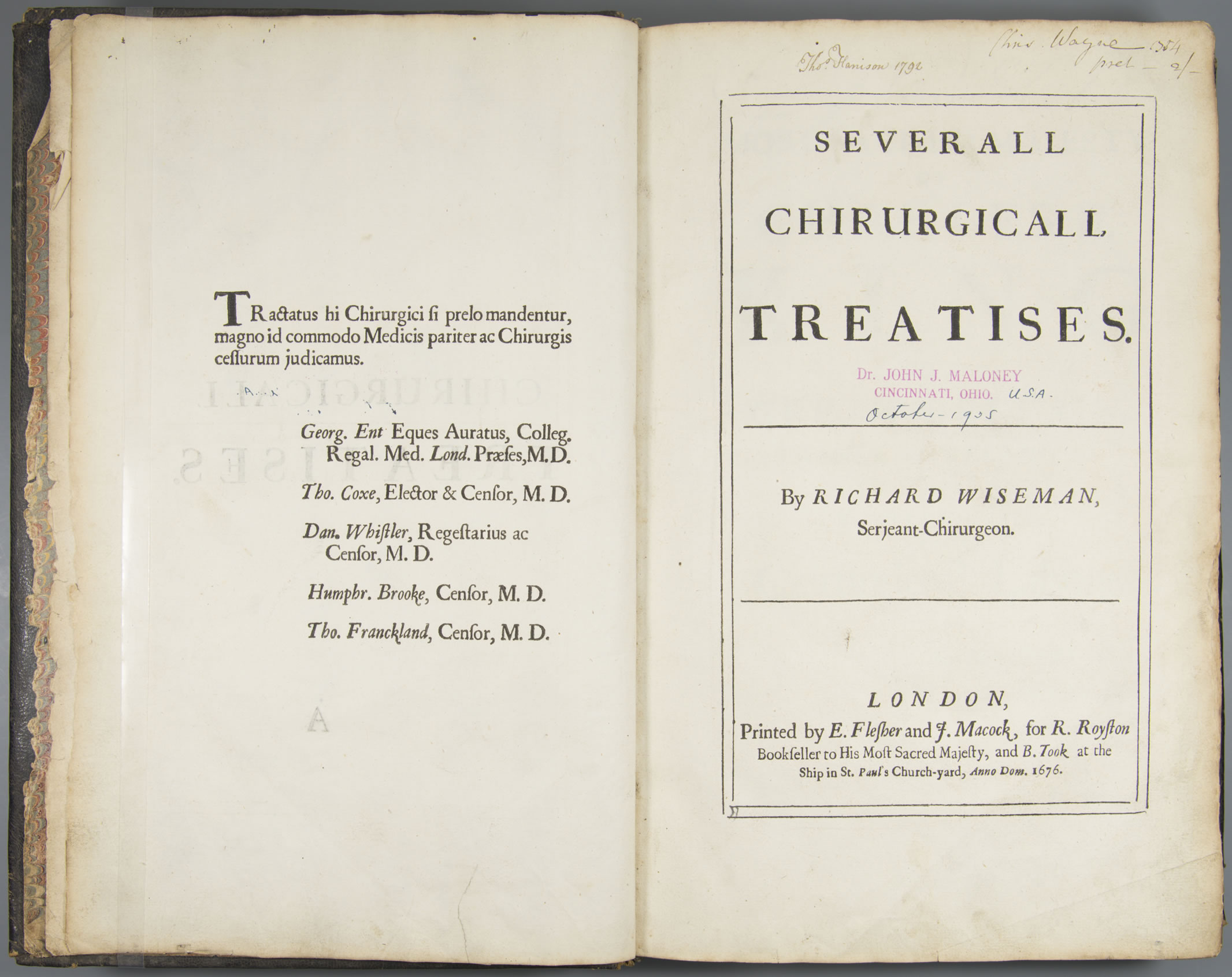 Severall chirurgicall treatises ...