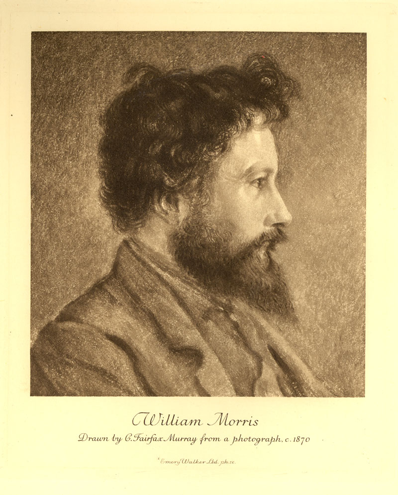 A portrait of Morris at age 36.