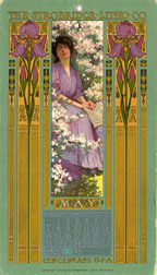 May 1905 Calendar Card
