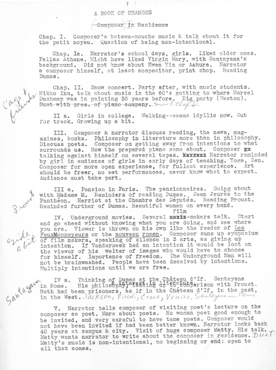Page 1 of Manuscript about Cage and Ames
