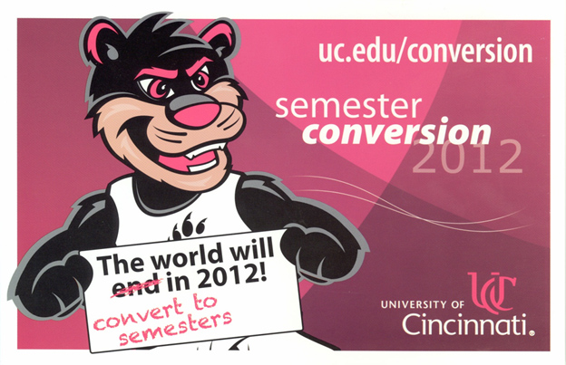Semester Conversion Poster with Bearcat