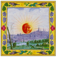 Detailed image from the Splendor Solis manuscript