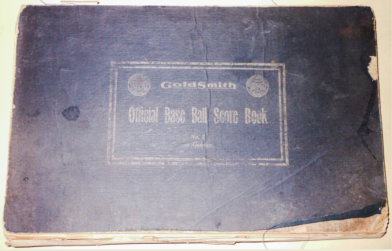 Goldman Official Base Ball Score Book Front Cover