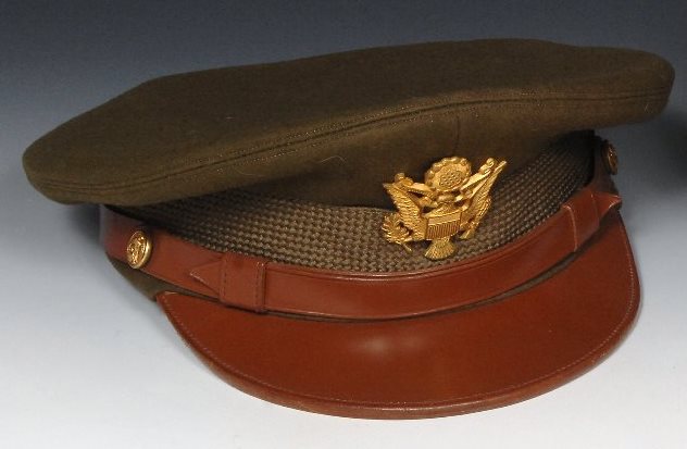 Officer's World War II service cap of Hobart Mikesell, MD UC College of Medicine, Class of 1925 Gift of Jane Younkman