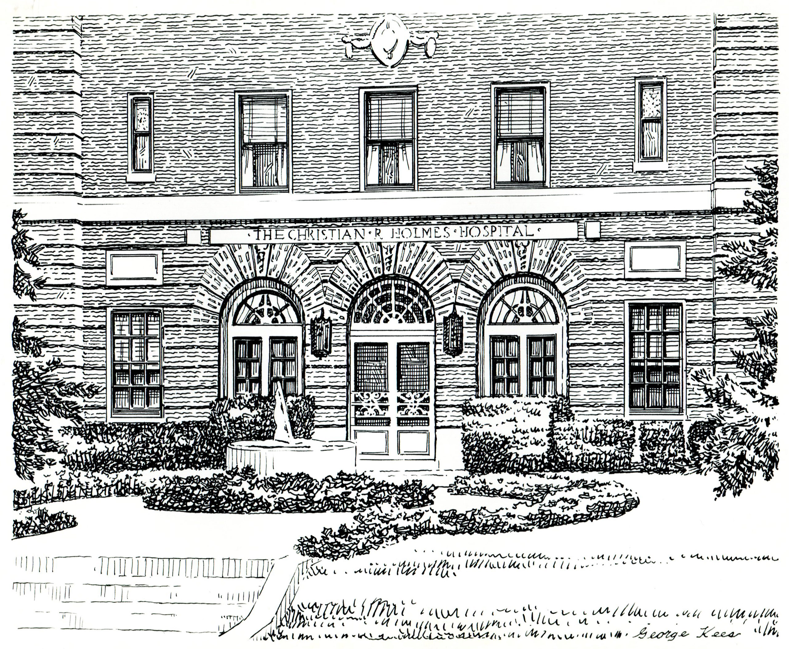 Christian R. Holmes Hospital Sketch