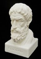 Our recently acquired bust of Epicurus (341-270 BC)