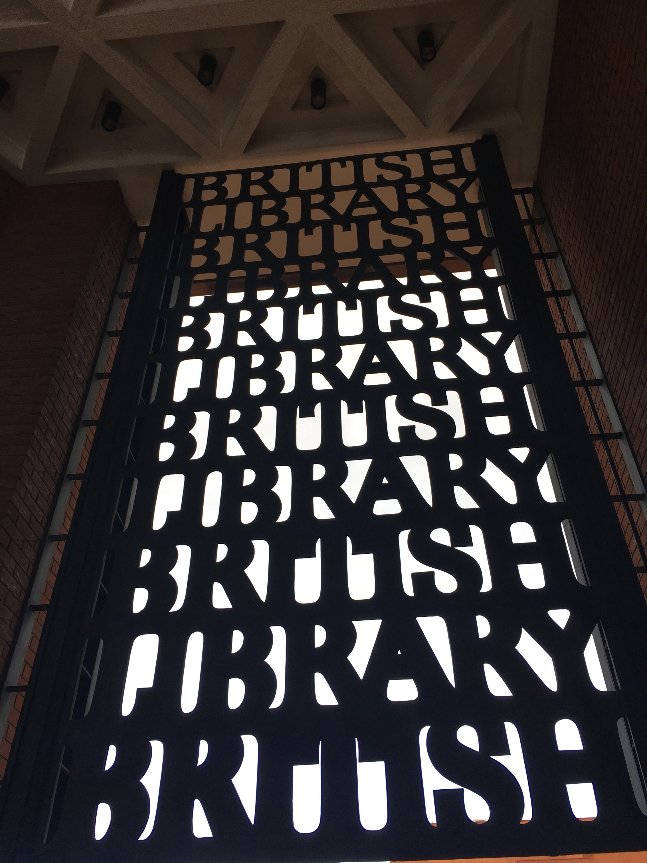 British Library entrance