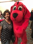 Michelle and Clifford the Big Red Dog