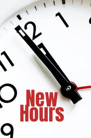New Hours graphic