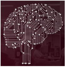 electronic brain graphic