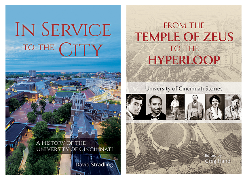 In Service to the City and From the Temple of Zeus book covers