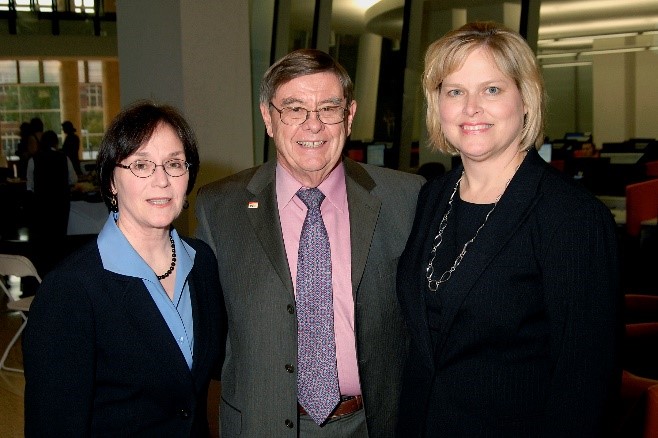 Vicki Montavon, Donald C. Harrison and Leslie Schick