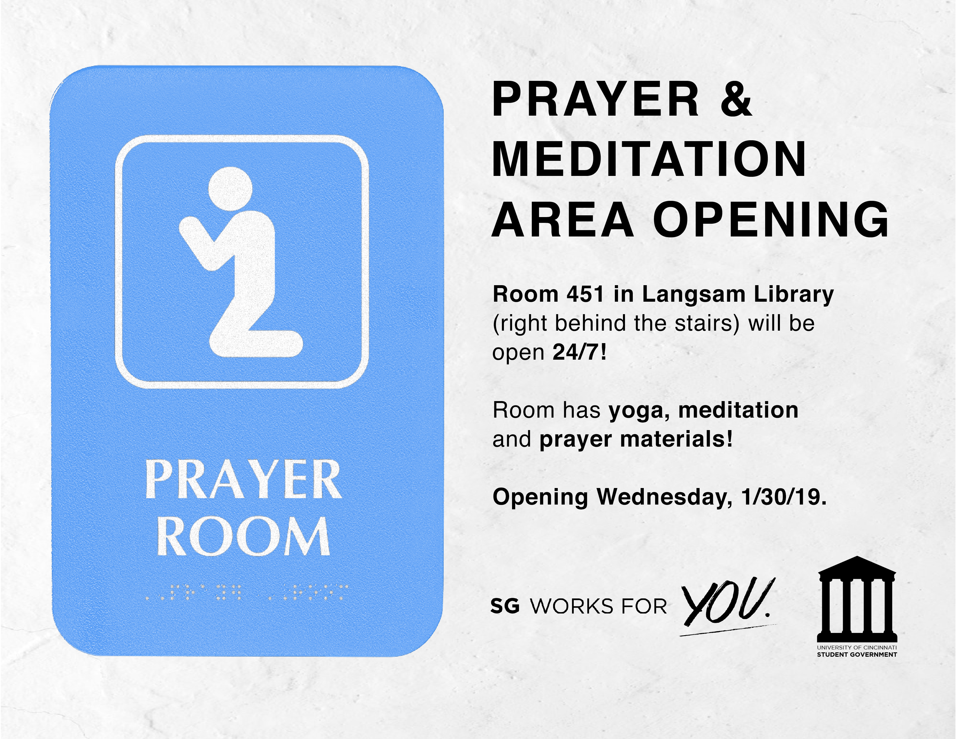 prayer space flyer