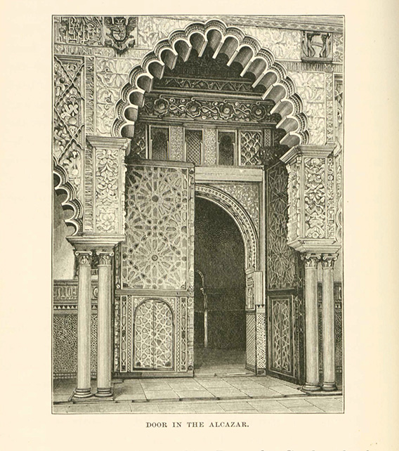 A door in the Alcazar Cathedral