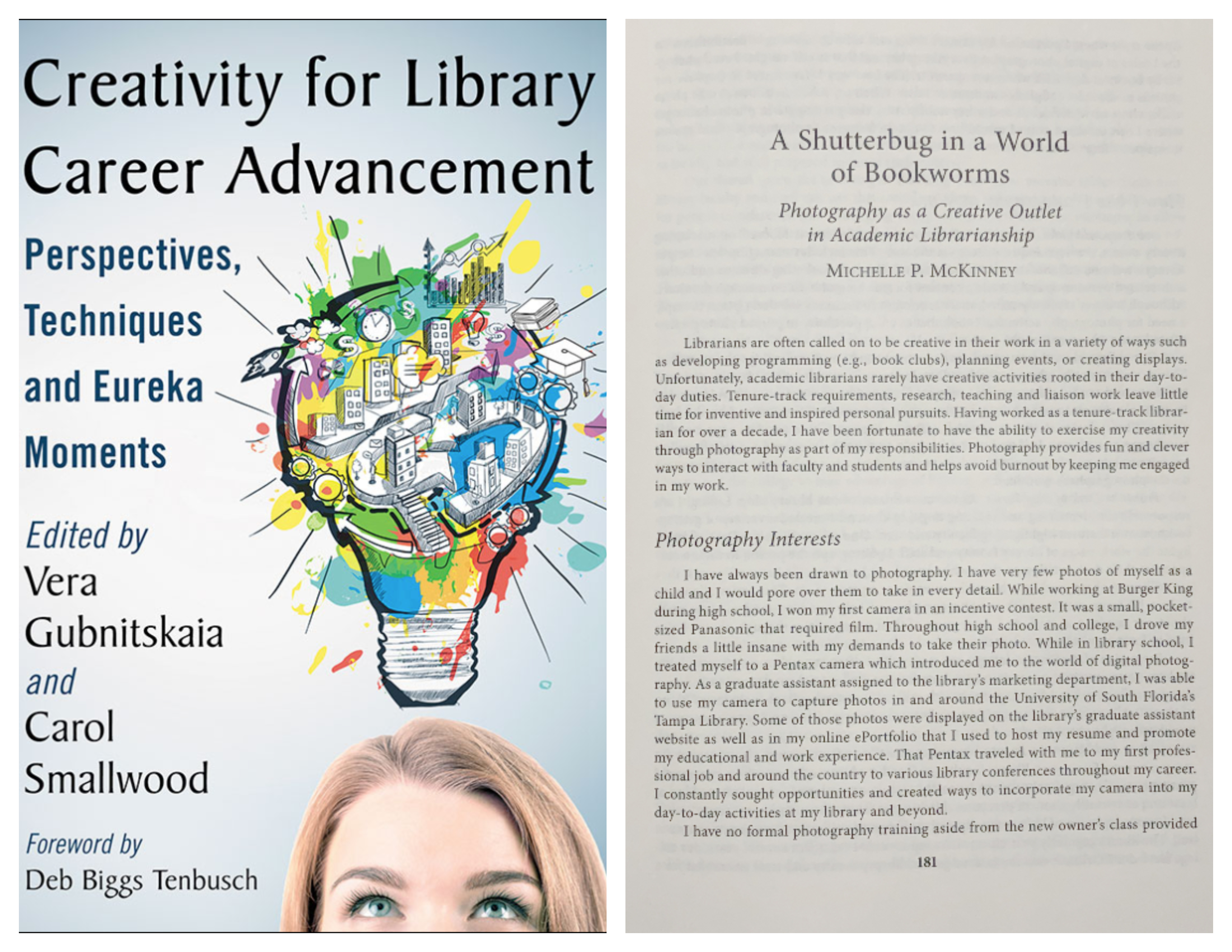 collage of book cover and first page of book chapter