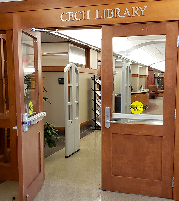 cech library entrance