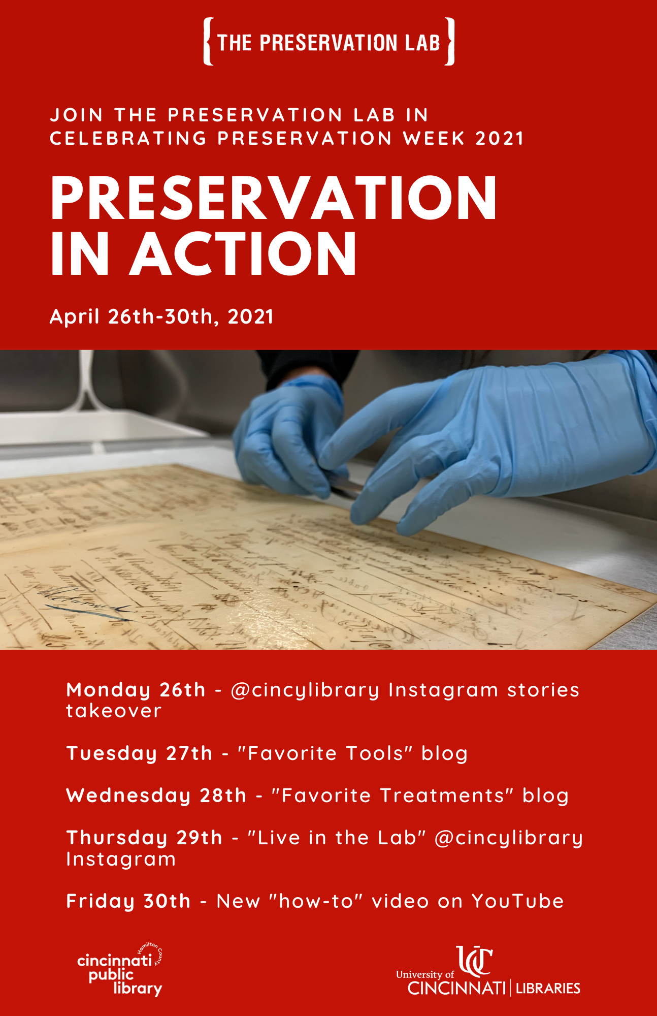 preservation lab flyer