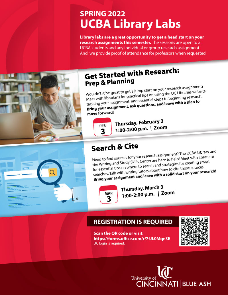 library labs flyer graphic
