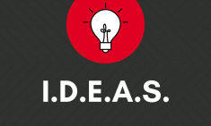 I.D.E.A.S. with lightbulb