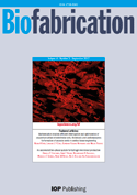 Cover of the journal Biofabrication