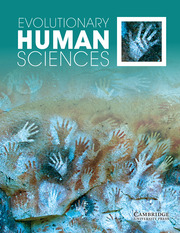 Cover of Evolutionary Human Sciences