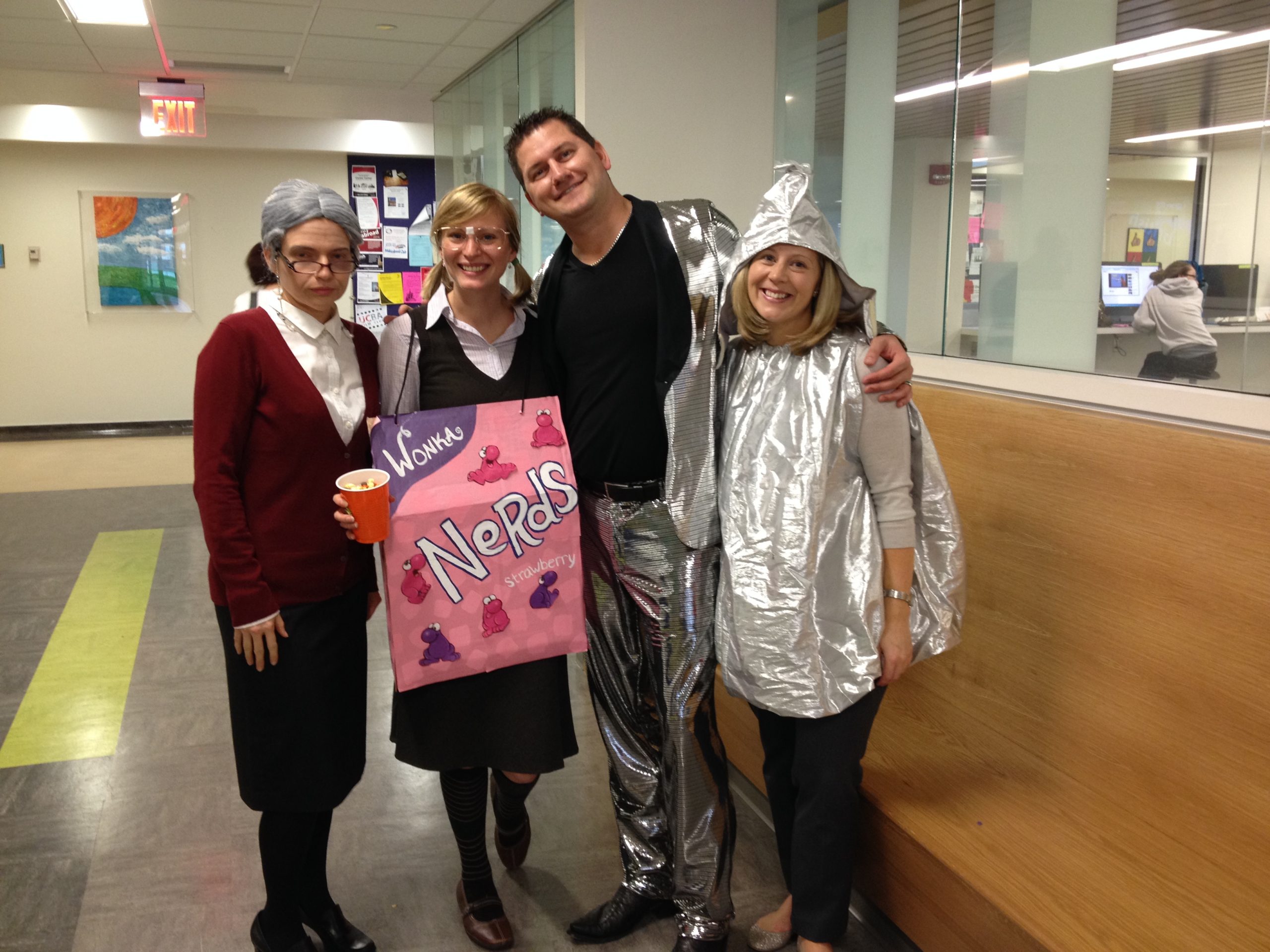 UCBA colleagues in halloween costumes