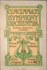 1911 Cincinnati Symphony Poster