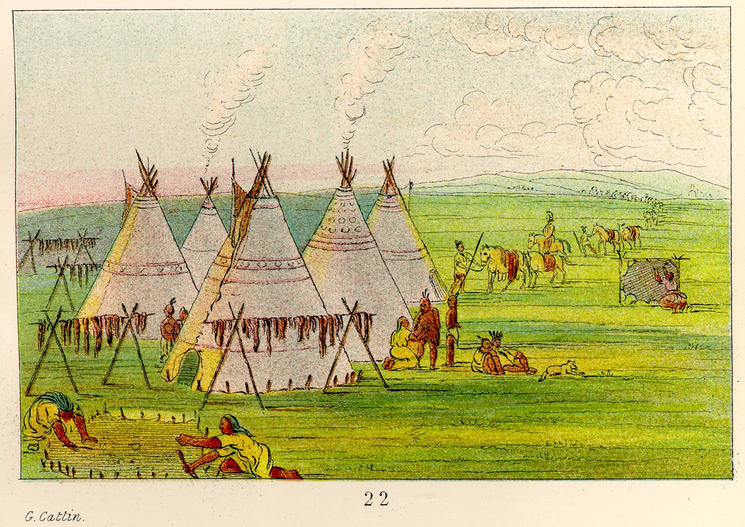 native american village