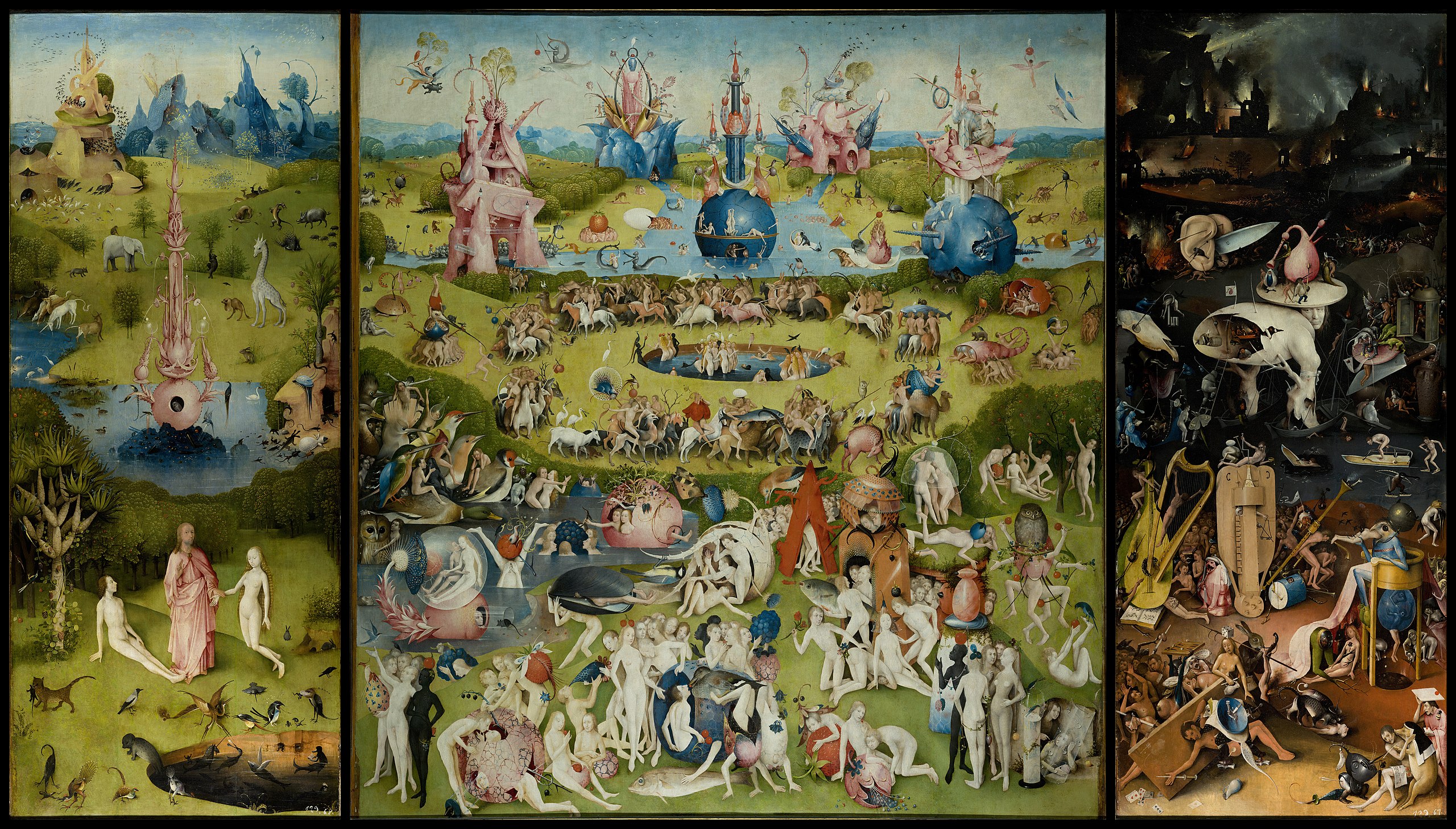 the garden of earthly delights painting