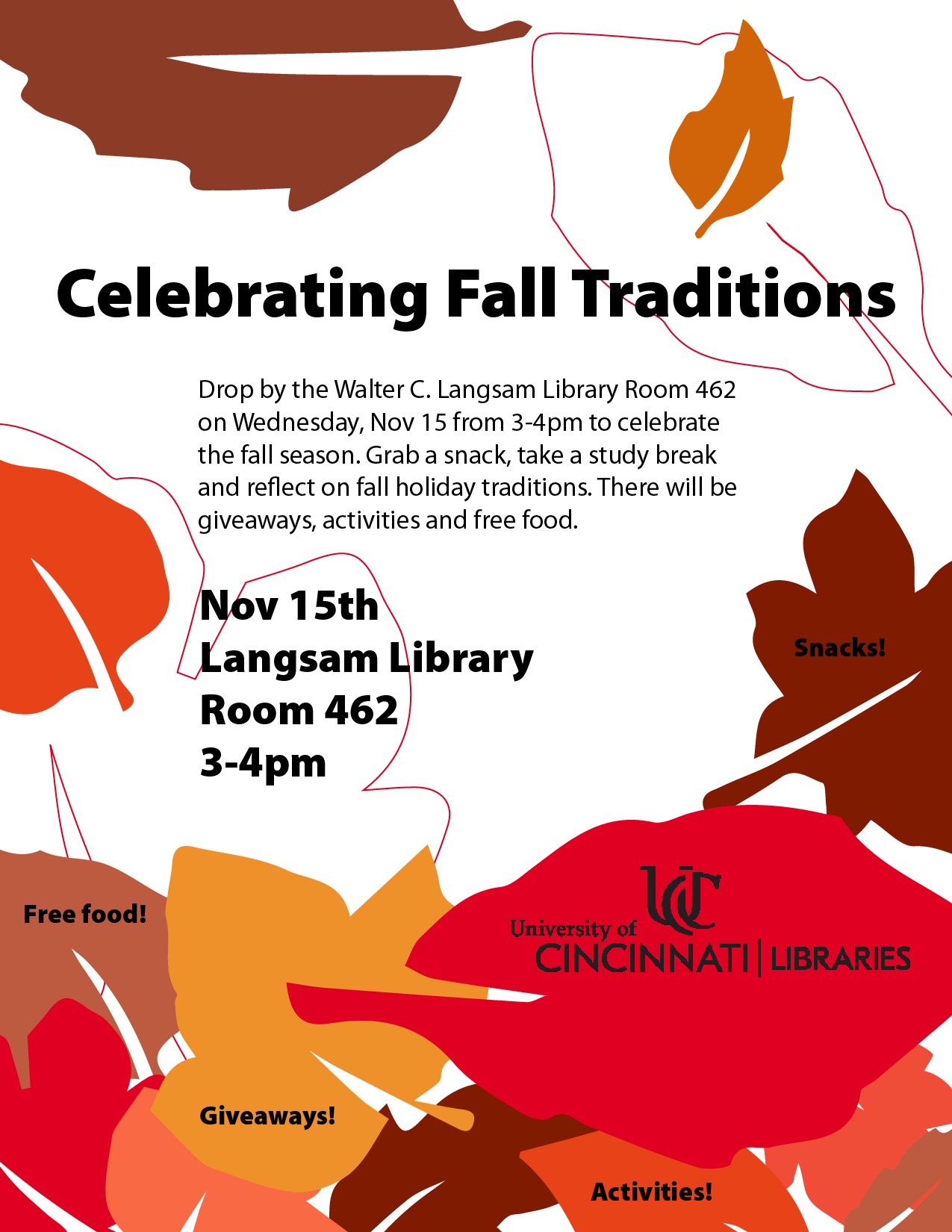 celebrating fall traditions flyer