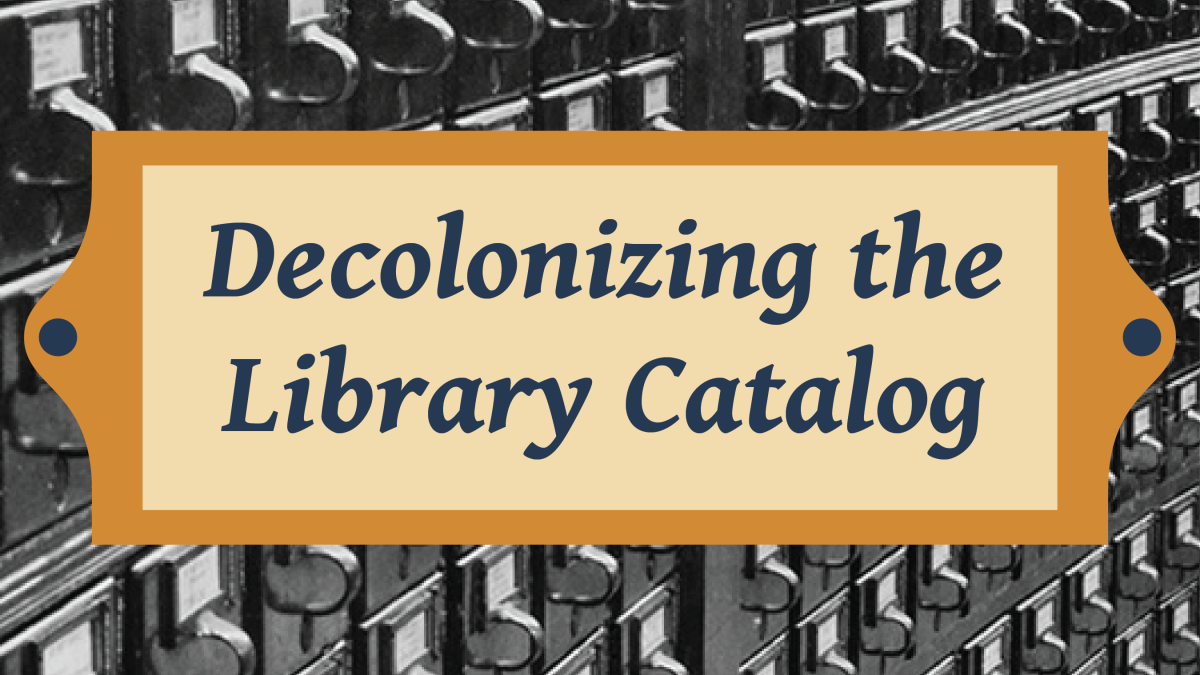 decolonizing the library catalog