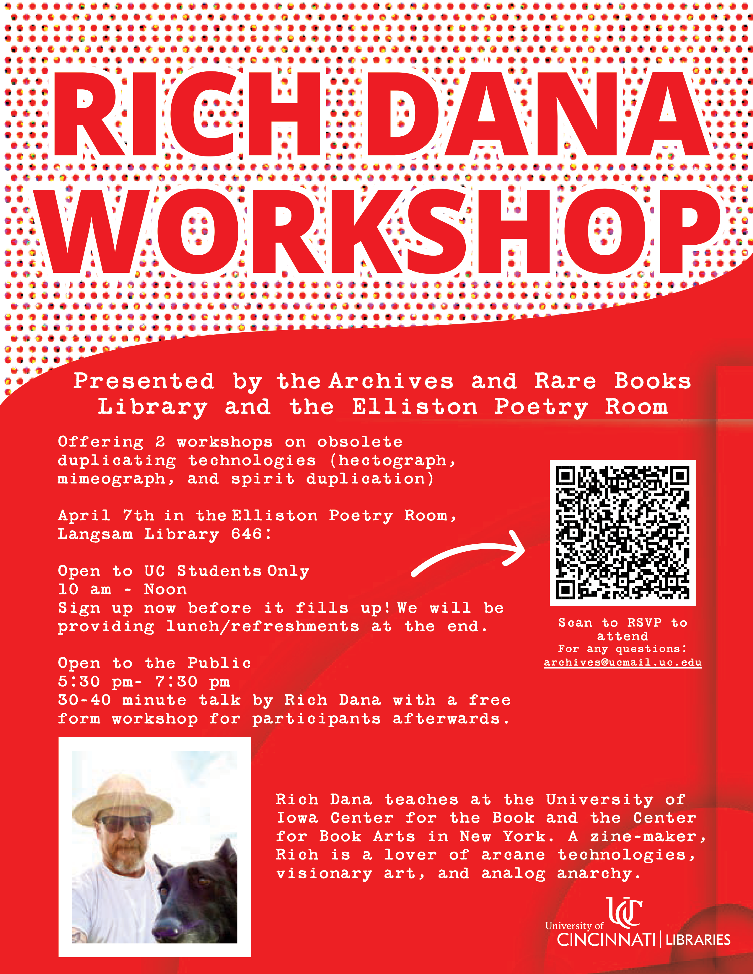 rich dana workshop flyer