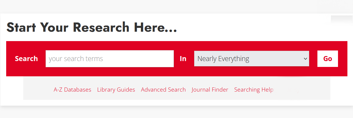 One Search tool