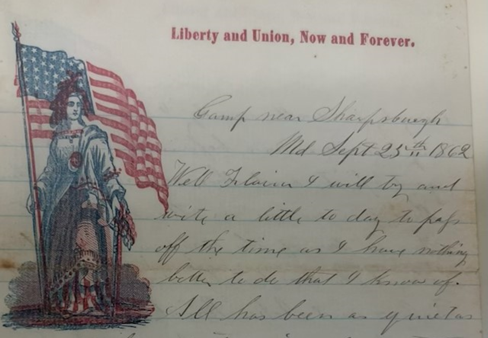 Preview of Benjamin L. Askue letter to Flavia P. Askue, September 25, 1862.