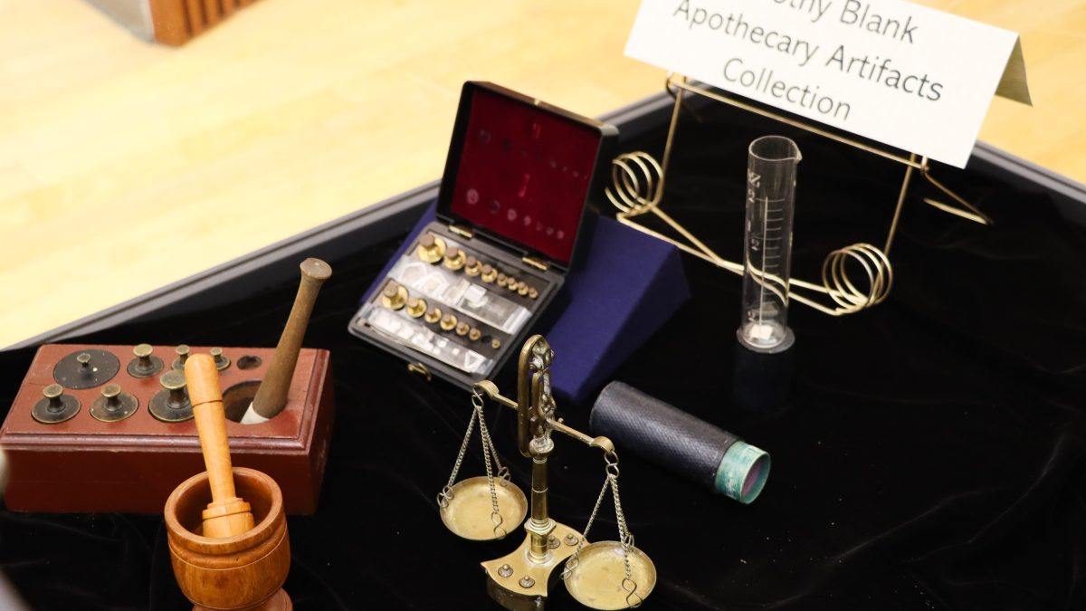 Dorothy Blank Apothecary artifacts.
