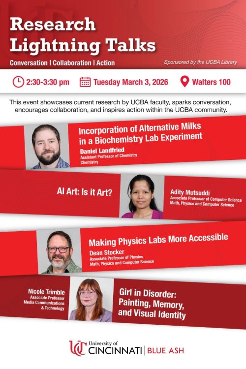 Research Lightning Talks flyer