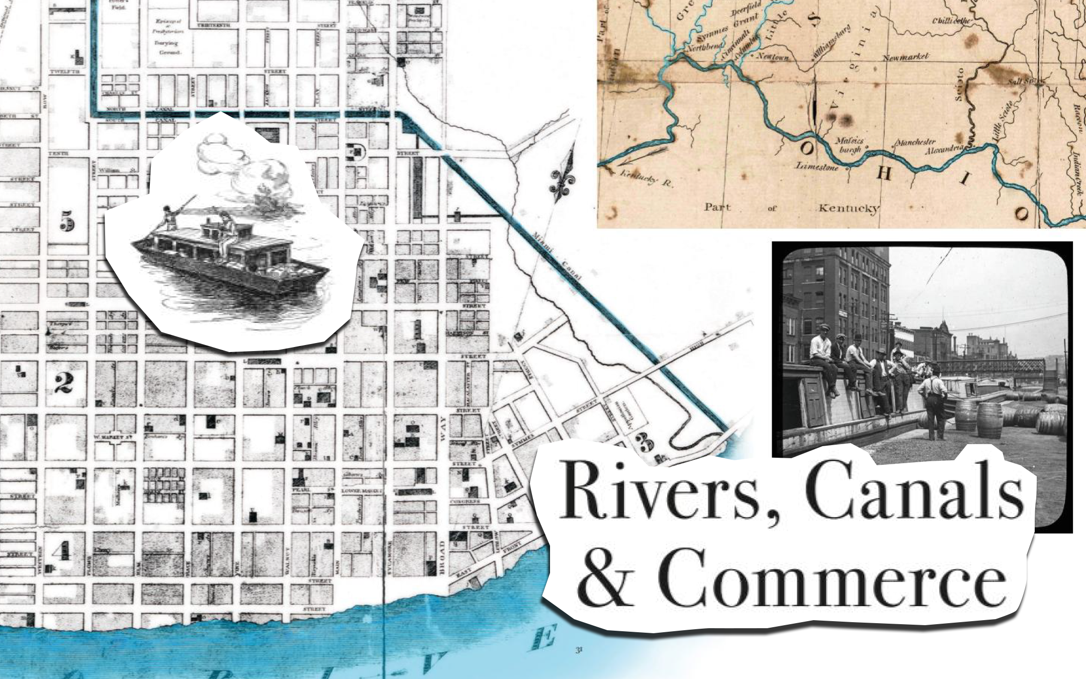 rivers, canals & commerce graphic from the exhibit