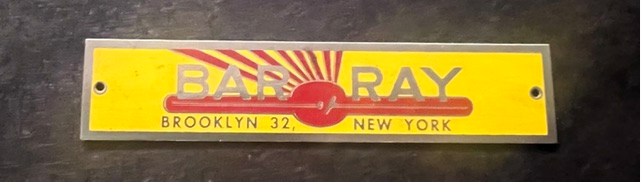 Bar-Ray Products Logo, circa 1943–1963.