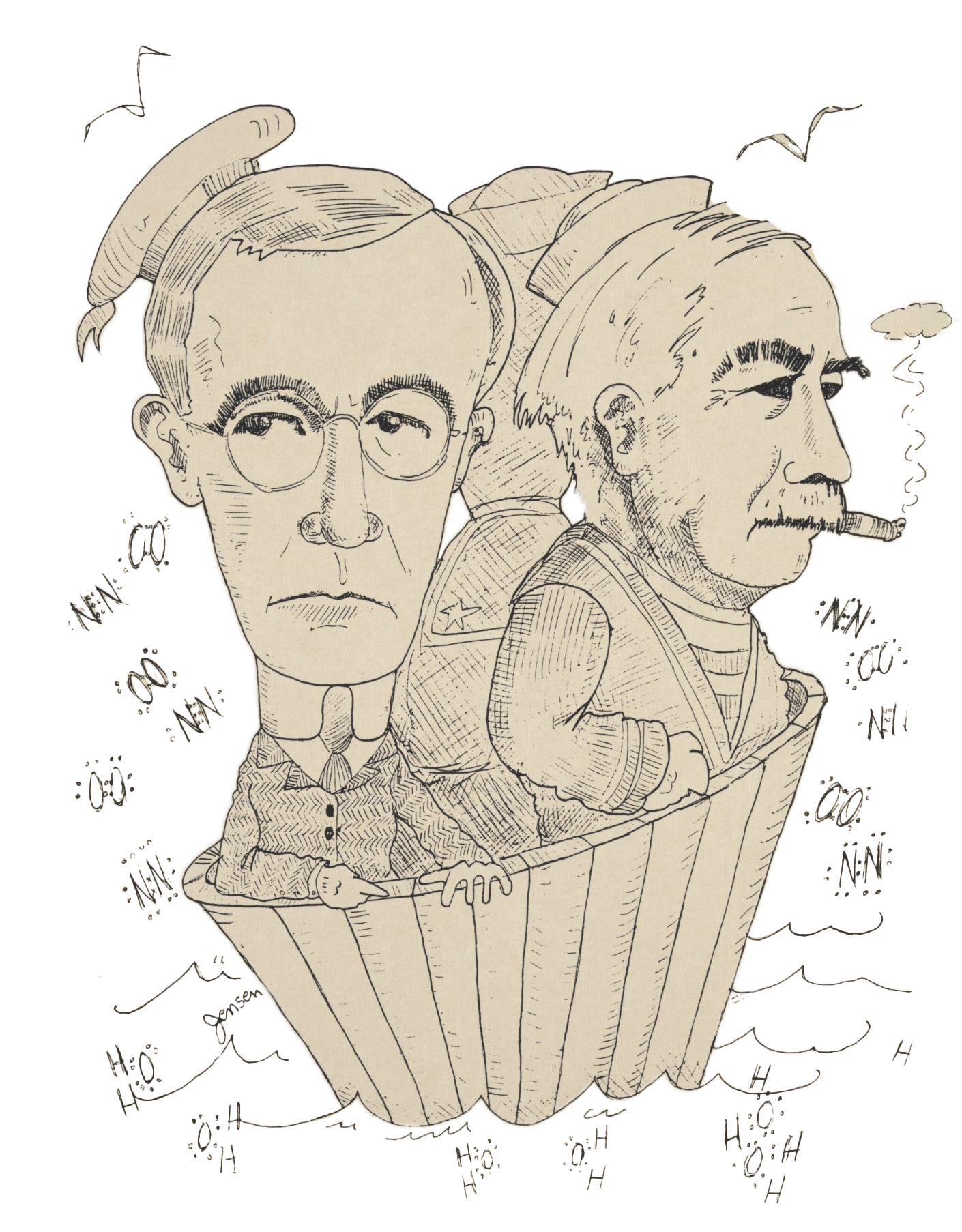 chemistry caricatures