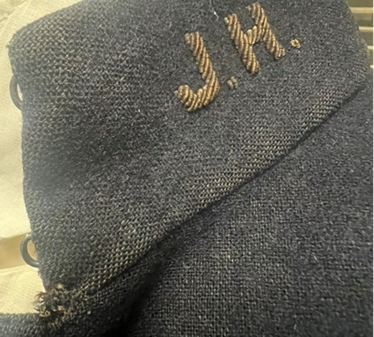 Nurse Petley, Cape, Jewish Hospital School of Nursing, Cincinnati, Ohio, Circa 1920, Wool.