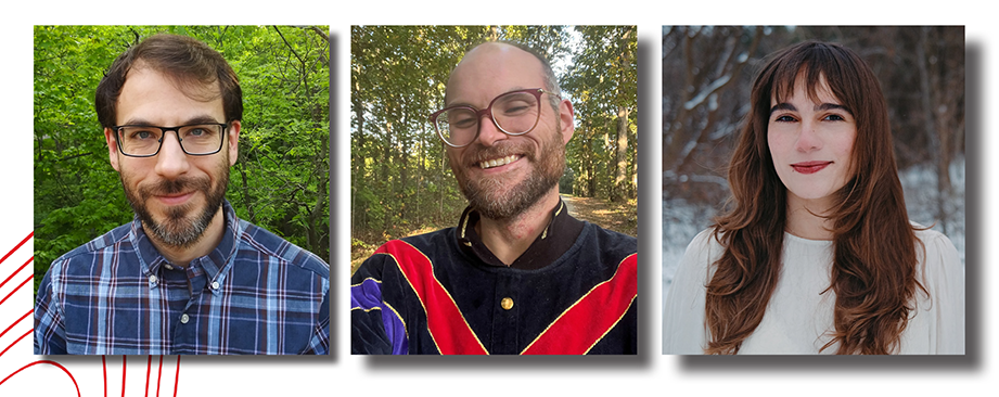 poets kevin oberlin, matt farley and leila chatti
