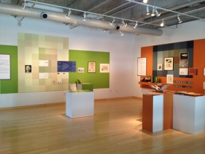 A view of the exhibition at the Meyer Gallery, University of Cincinnati Date: February 2015