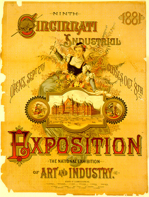 Cincinnati Industrial Exposition poster (1881)