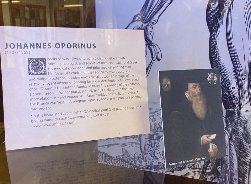 Vesalius Exhibits: Oporinus